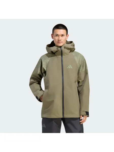 Kurtka Terrex Xperior Hybrid PRIMEKNIT CLIMAPROOF+ oliwkowa