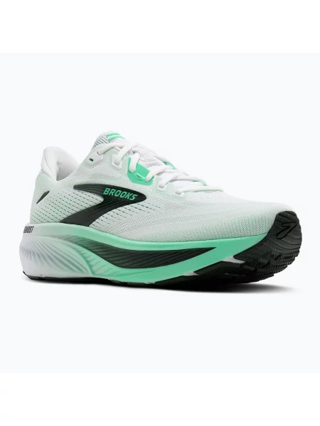 Încălțăminte de alergare pentru bărbați Brooks Ghost 18 white/spring bud/spruce alb