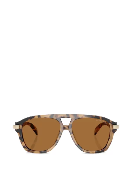 Ochelari de soare Michael Kors maro