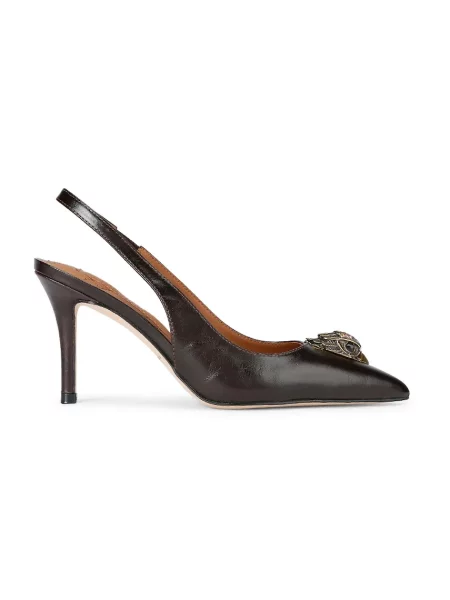 Pantofi Kurt Geiger din piele cu toc stiletto negru