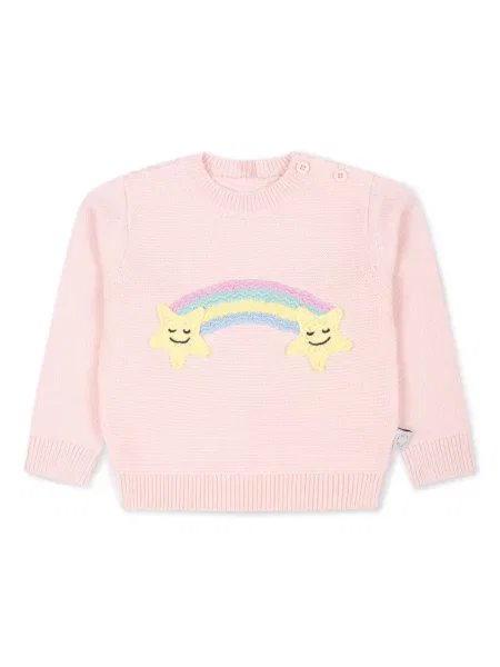 Sweter dziecięcy Stella Mccartney różowy