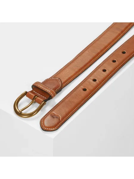 Opasok Polo Ralph Lauren hnedá