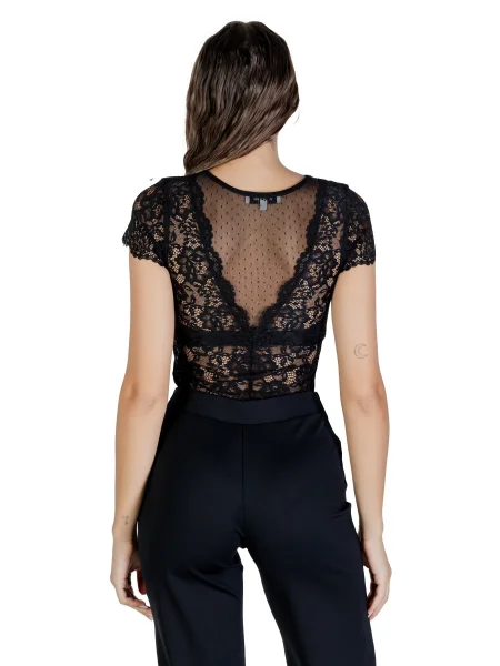 Bluzka Morgan De Toi koronkowa czarna