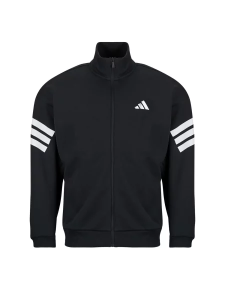 Geacă Adidas cu dungi alergare negru