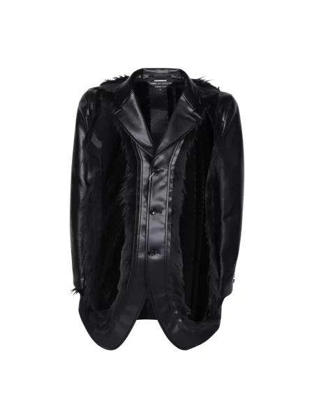 Futro kurtka Comme Des Garcons czarna
