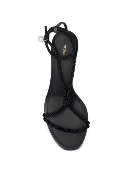 Sandale Neous cu perle negru