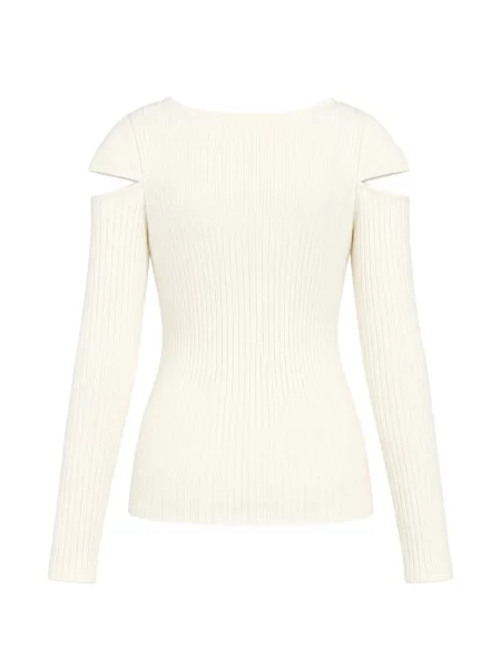 Tricou Weili Zheng tricotate alb