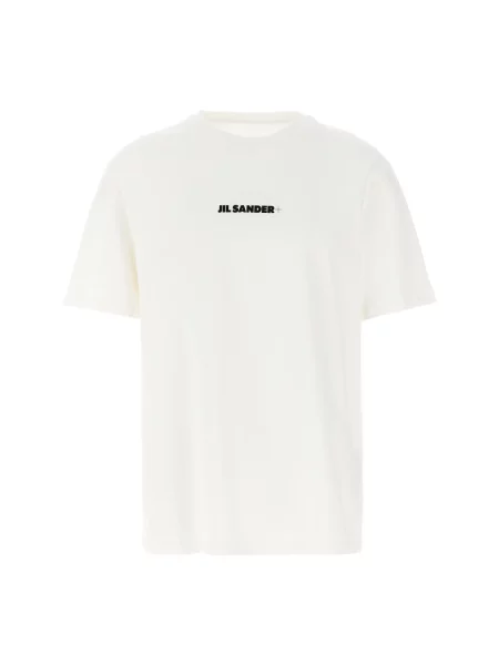 Koszulka Jil Sander z nadrukiem biała