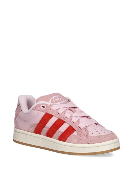 Sneakerși Adidas Gazelle din piele de căprioară cu decolteu rotund alb