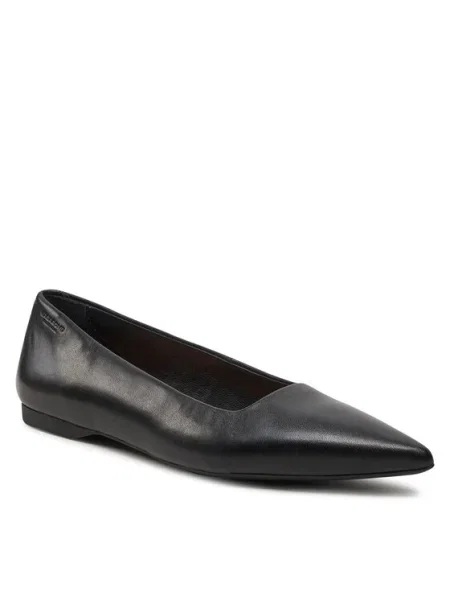 Vagabond Shoemakers bőr balerina cipő HERMINE fekete