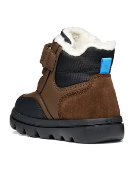 Geox Čižmy B Willaboom Boy B Abx M Tmavo hnedá