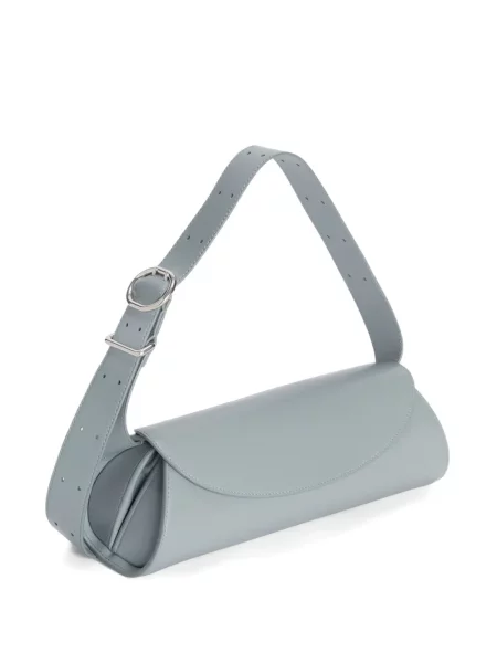 Geanta de piele Jil Sander din piele gri
