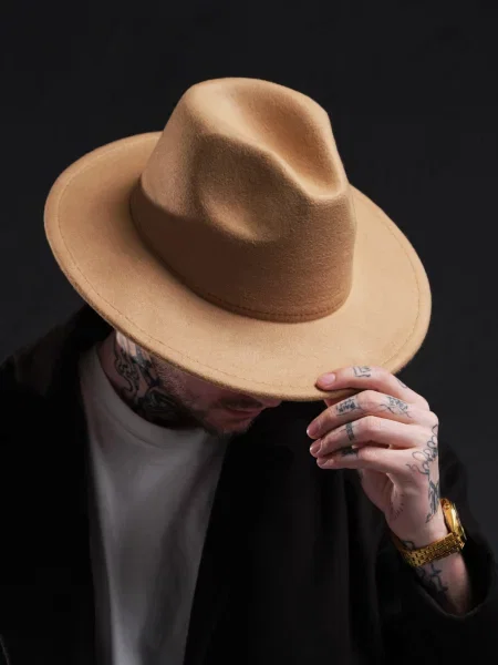 Шляпа Without бежевая