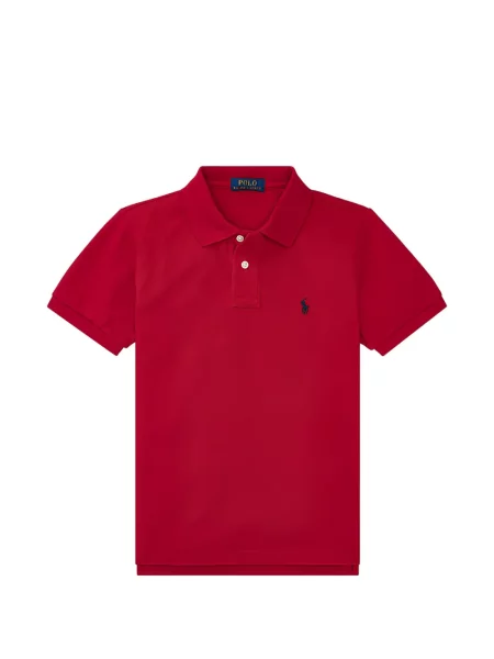 Koszulka polo dziecięca Polo Ralph Lauren czerwona