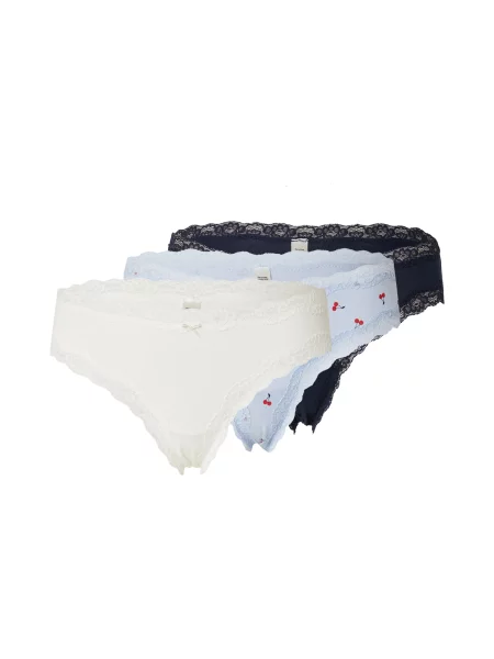 Lindex Spodnje hlačke mornarska / svetlo modra / rdeča bela