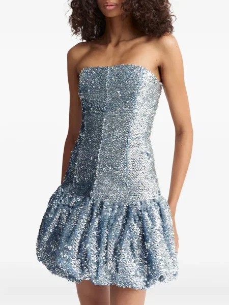 Rochie mini 16arlington de costum argintiu
