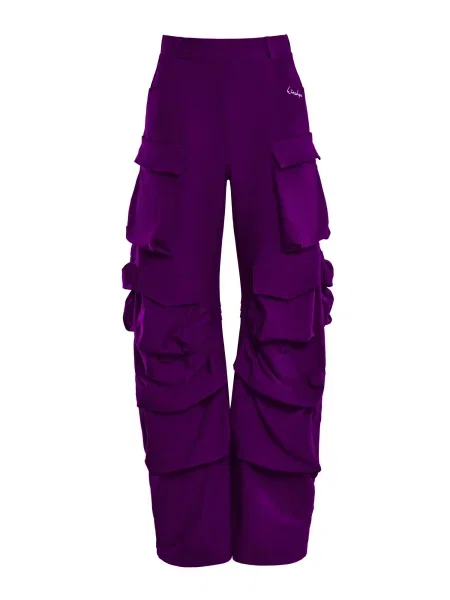 Winshape Pantaloni sport mov prună