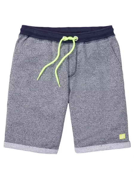 Bermudy dresowe regular fit niebieskie