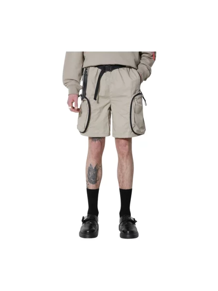Szorty Alpha Industries casual beżowe