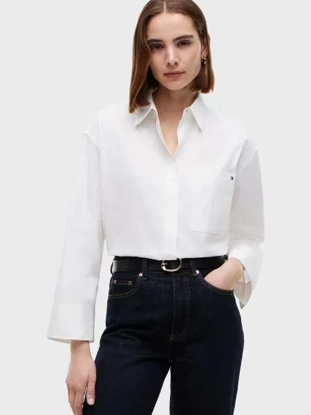 Рубашка Tommy Hilfiger белая