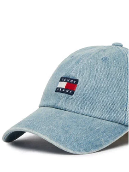 Čiapka Tommy Jeans modrá