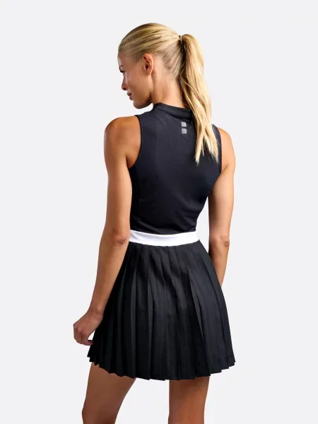 Sukienka tenisowa elegancka czarna