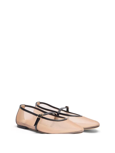 Balerinki Stuart Weitzman beżowe