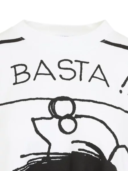 Rochie tip cămașă Moschino cu imagine alb