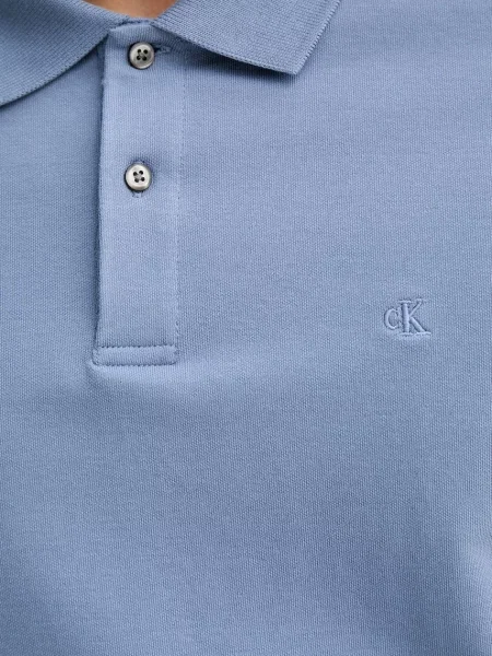 Calvin Klein póló férfi pamuttal lila