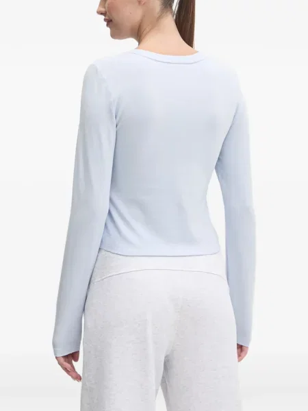 Lung tricou Dkny cu imagine albastru