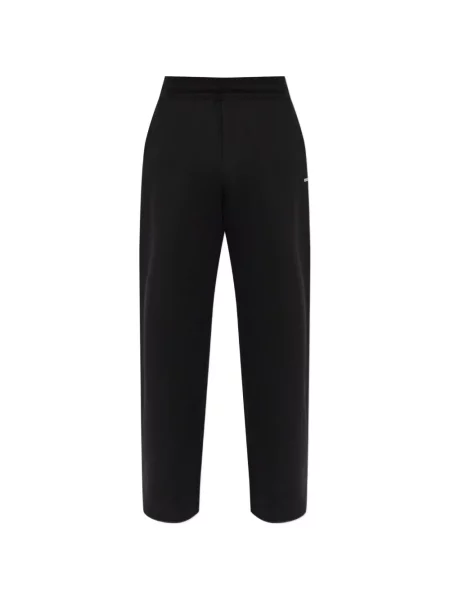 Pantaloni Diesel alergare cu autograf negru