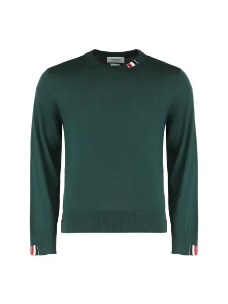Sweter Thom Browne wełniany zielony