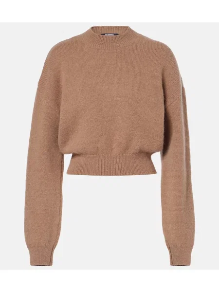 Pulover Jacquemus de lână bej