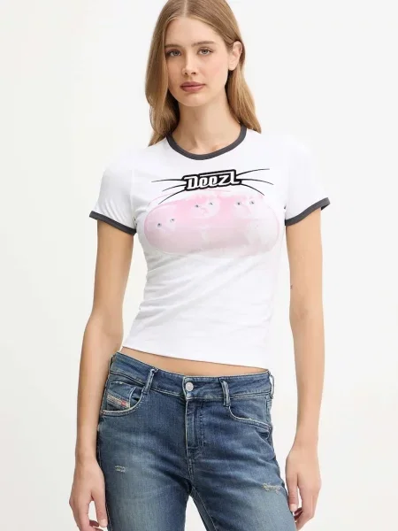 Тениска Diesel дамска бяло