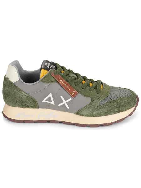 Pantofi Sun68 retro verde