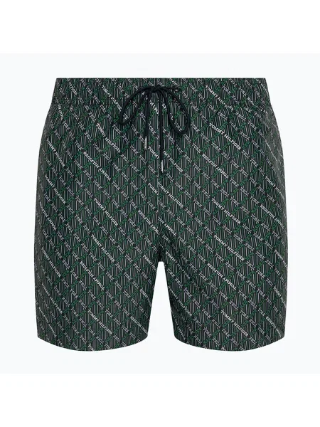 Мъжки шорти за плуване Tommy Hilfiger Medium Drawstring Print new york geo green зелено