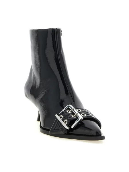 Buty do kostki Ganni czarne