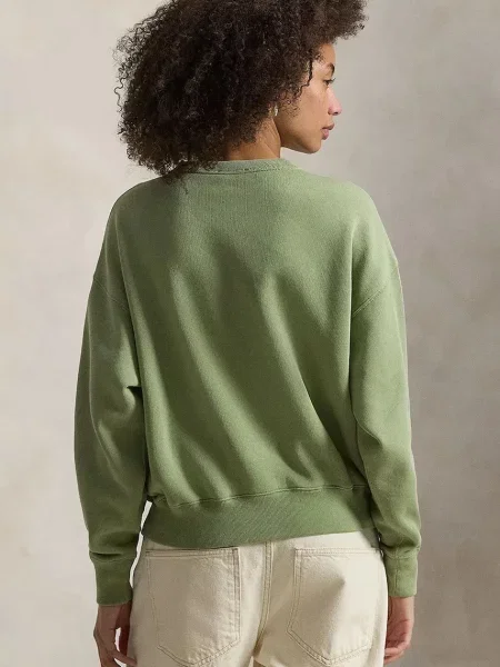 Polo Ralph Lauren bluza polarowa gładka zielony