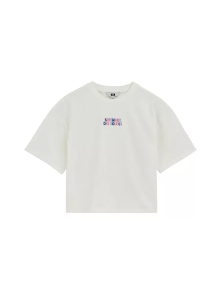 WE Fashion Póló Meisjes / sötétkék / orgona / piszkosfehér világoskék