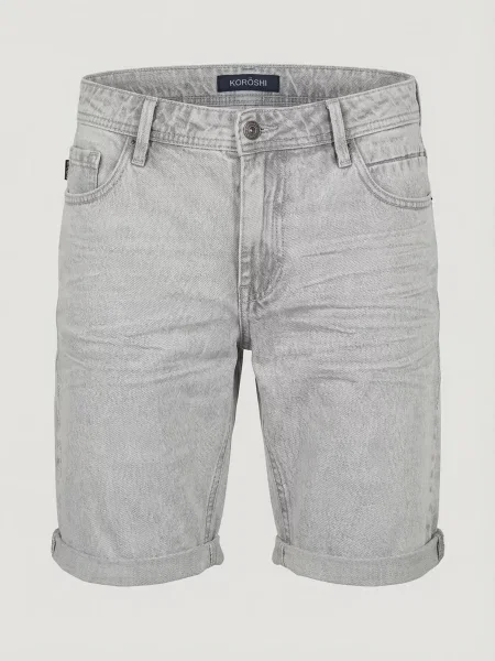 KOROSHI Jeans deschis gri