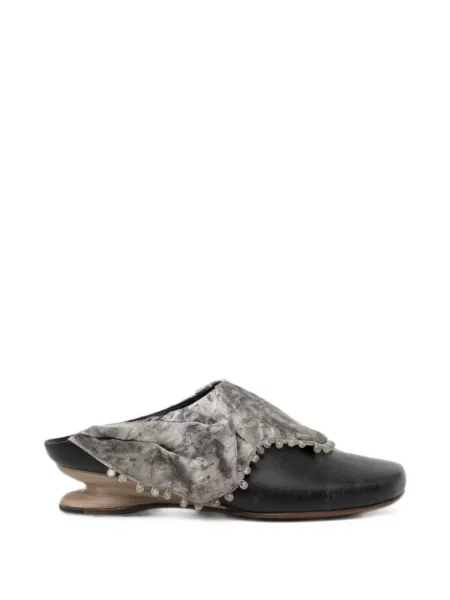 Papuci tip mules Doys negru