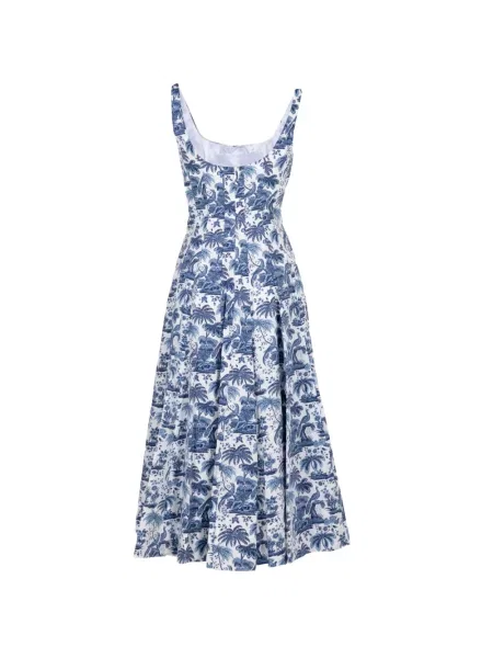 Rochie midi Staud albastru
