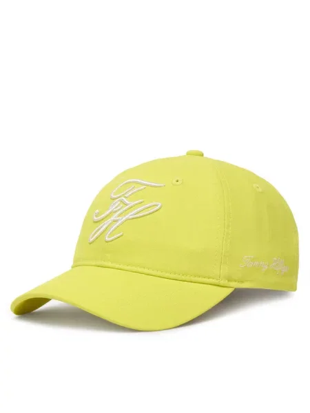 Tommy Hilfiger Czapka z daszkiem Logo Embroidery Baseball Cap zielony