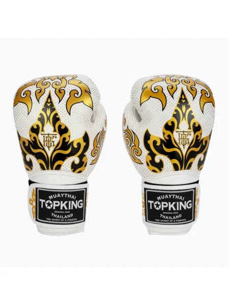 Top King Боксови ръкавици Kanok white бяло