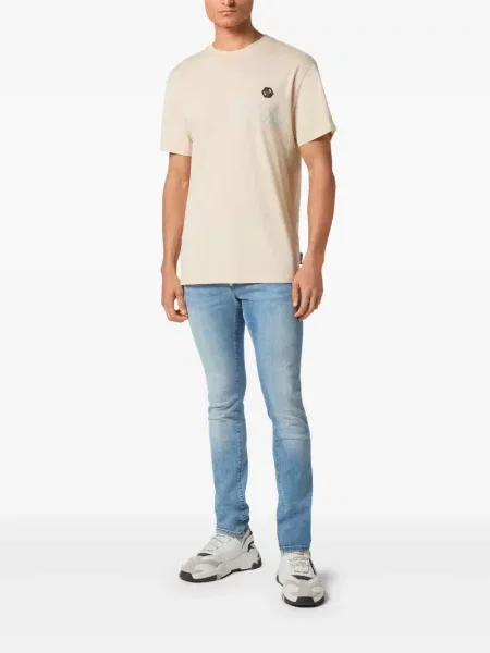 Tricou Philipp Plein din jerseu