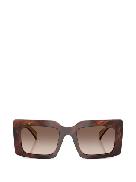 Kvadratiniai akiniai nuo saulės Prada Eyewear ruda
