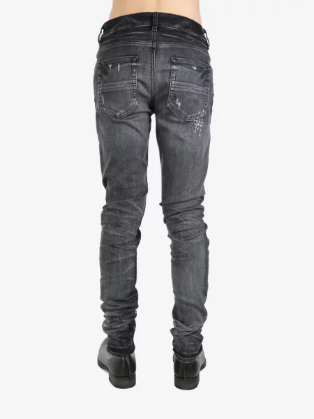 Слаб дънки skinny fit Amiri сиво