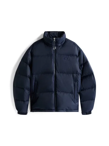 Tommy Jeans Zimná bunda Alaska námornícka modrá