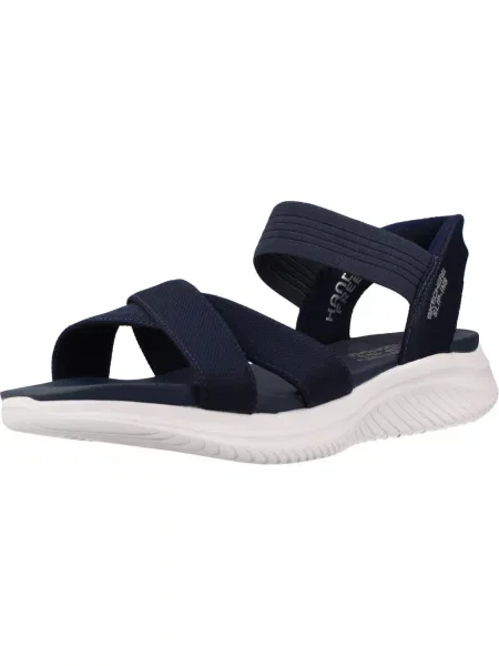 Sandały SKECHERS ULTRA FLEX SANDAL NEV niebieski