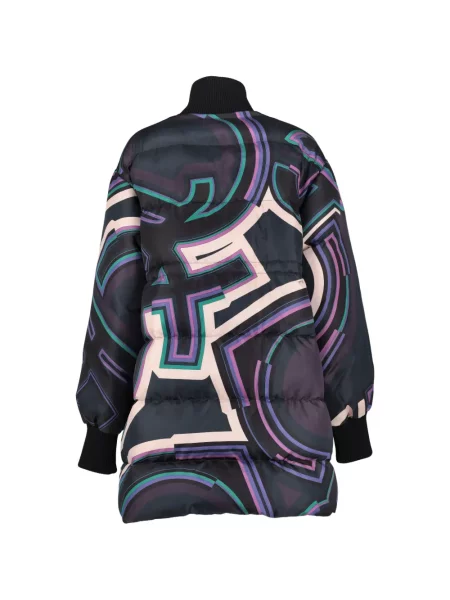 Palton Pucci cu imagine cu imprimeu geometric negru
